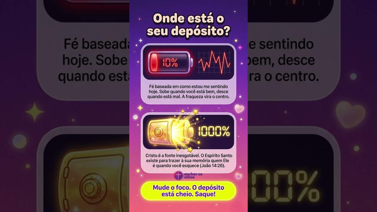 O OLHAR QUE QUEBRA O EU | 👁️✨ OLHE PARA JESUS: o fim do orgulho começa aqui