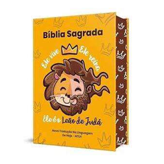 Bíblia Sagrada Infantil NTLH Capa Dura Leão de Judá