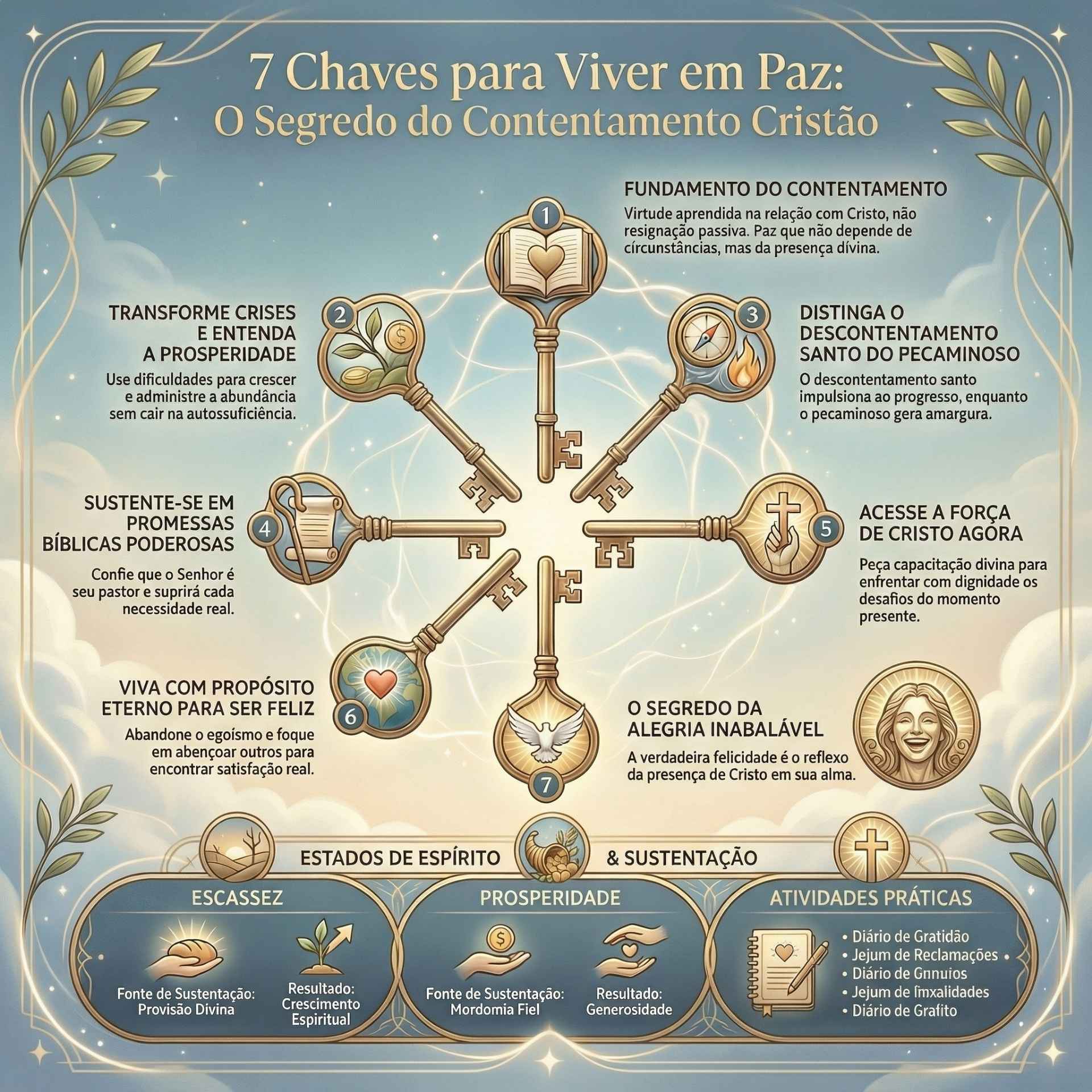 Promessas Bíblicas que Sustentam o Contentamento