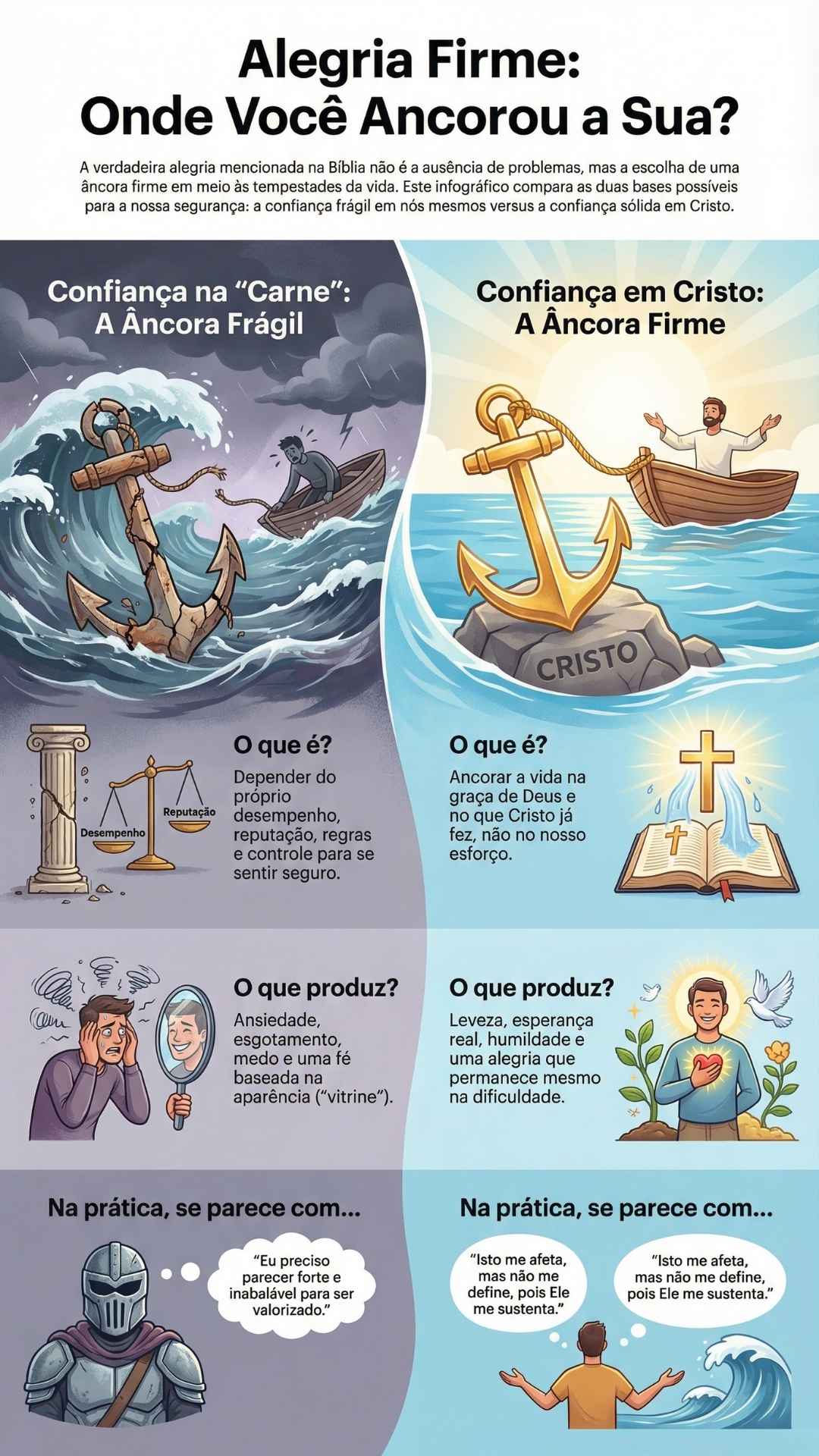 Regozijo em Cristo: a alegria que não depende de você