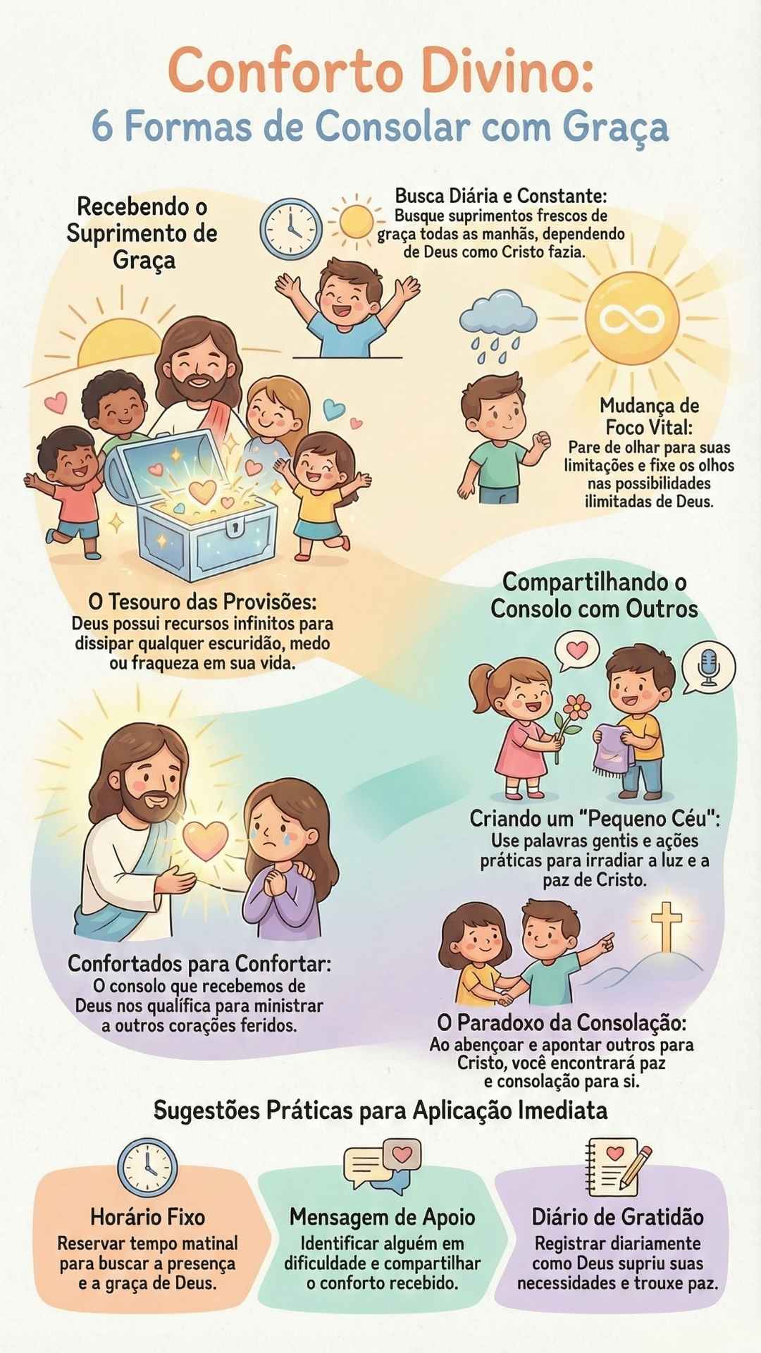 Conforto Divino: 5 Formas De Consolar Com Graça Confortados para Confortar: O Ministério da Consolação