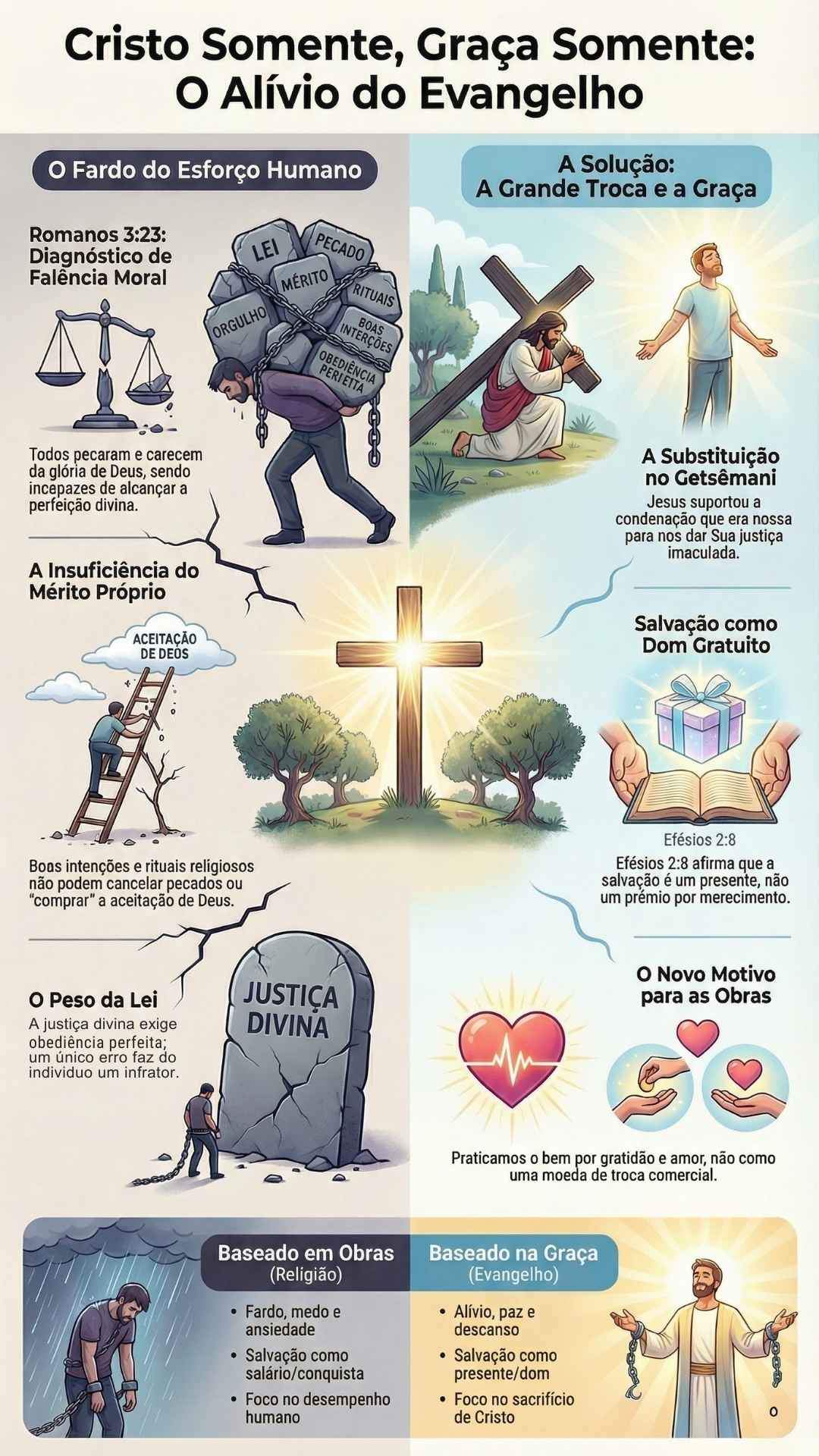 Salvação Pela Graça Somente: Escândalo Do Evangelho Cristo