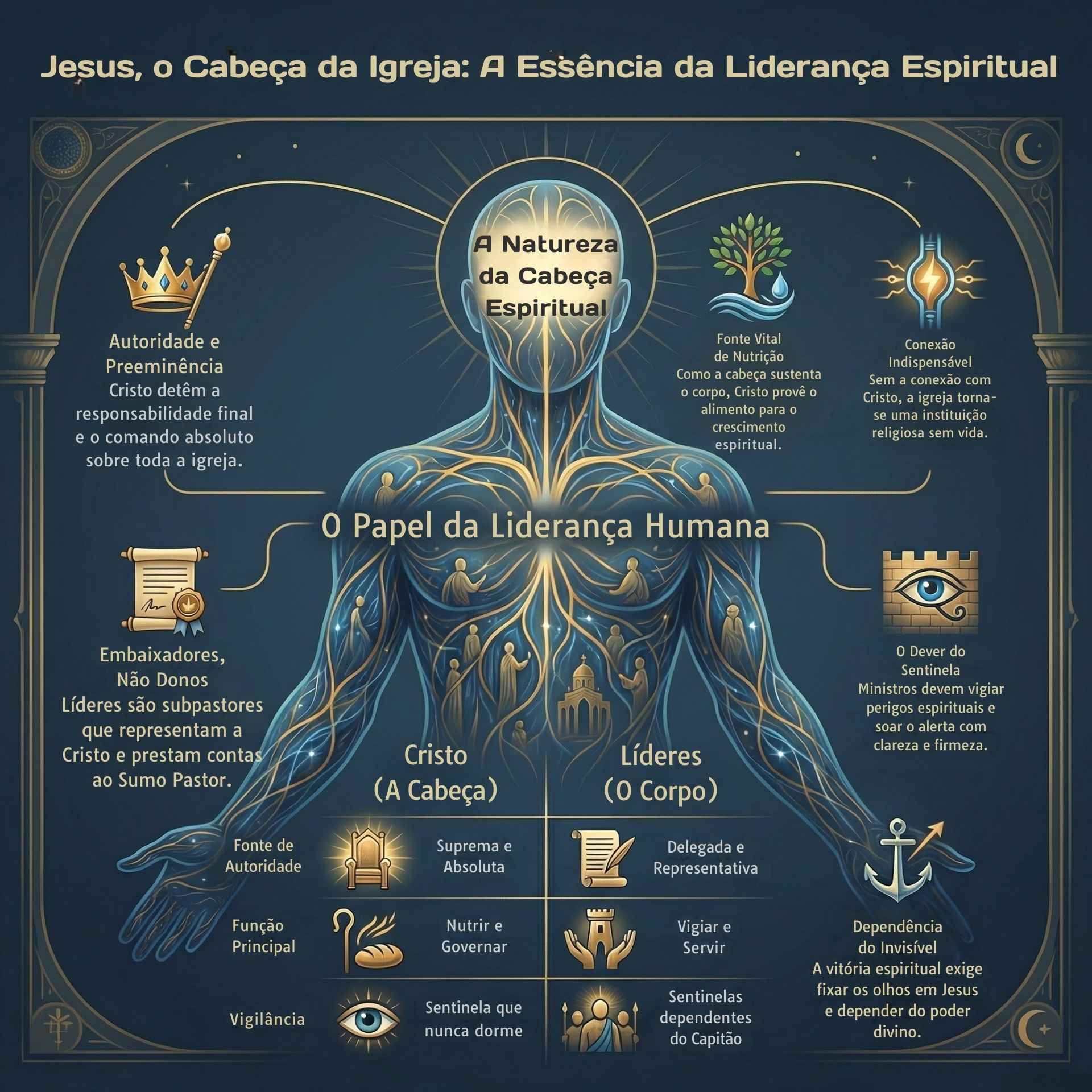 Quem é o verdadeiro CHEFE da sua Igreja? Quem é o verdadeiro CHEFE da sua Igreja?