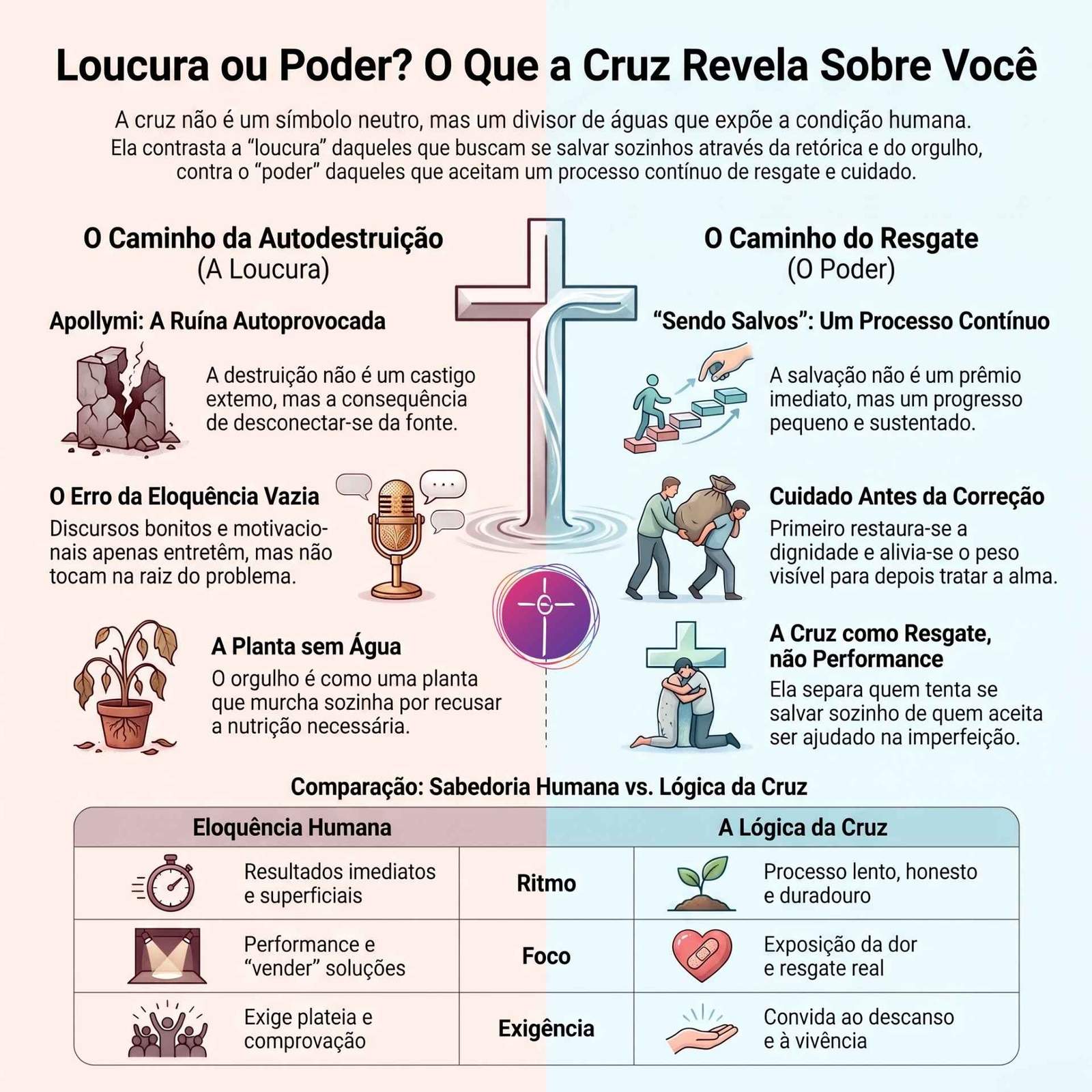 Loucura ou Poder? O Que a Cruz Revela Sobre Você