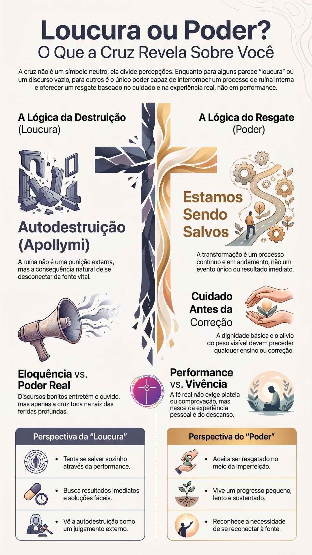 Loucura Ou Poder? O Que A Cruz Revela Sobre Você Loucura ou Poder? O Que a Cruz Revela Sobre Você