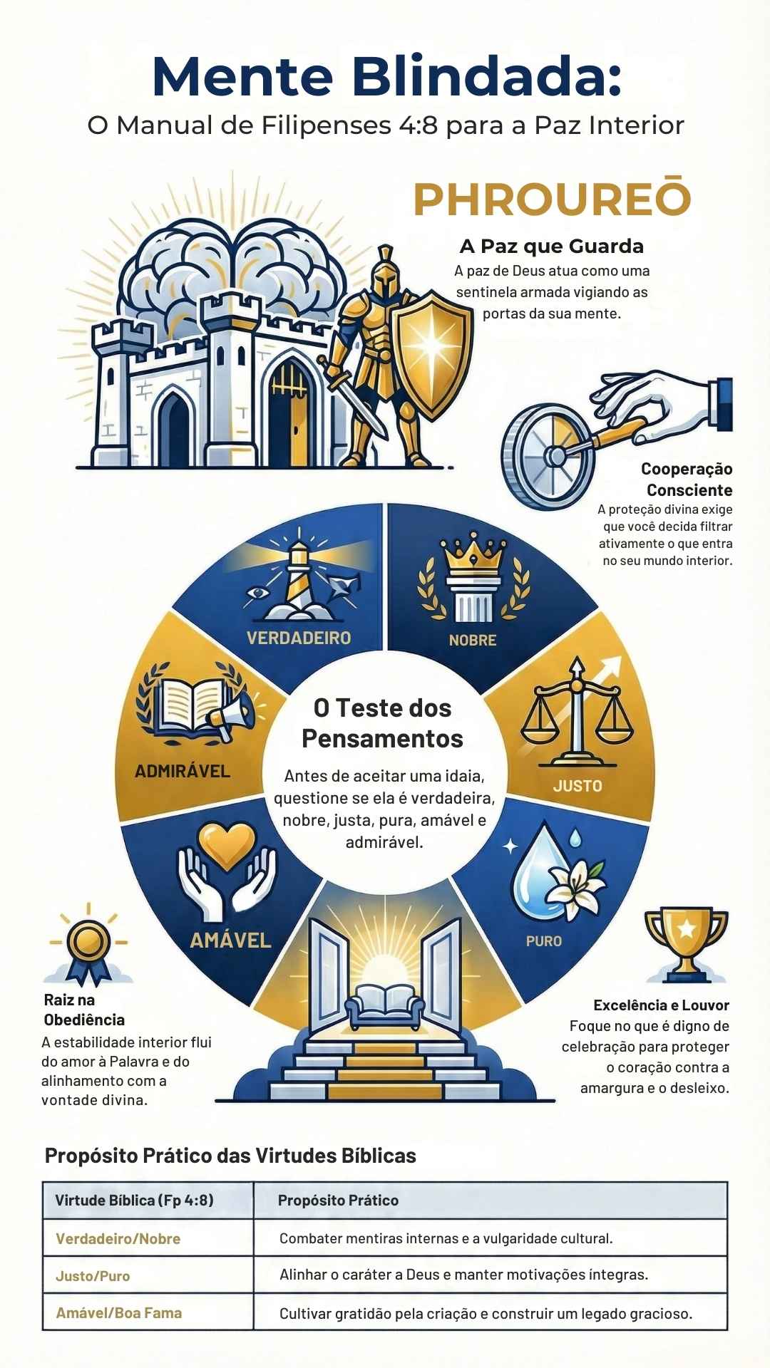 Como Guardar Sua Mente Segundo Filipenses 4:8? O Exemplo de Paulo: Prática e Imitação