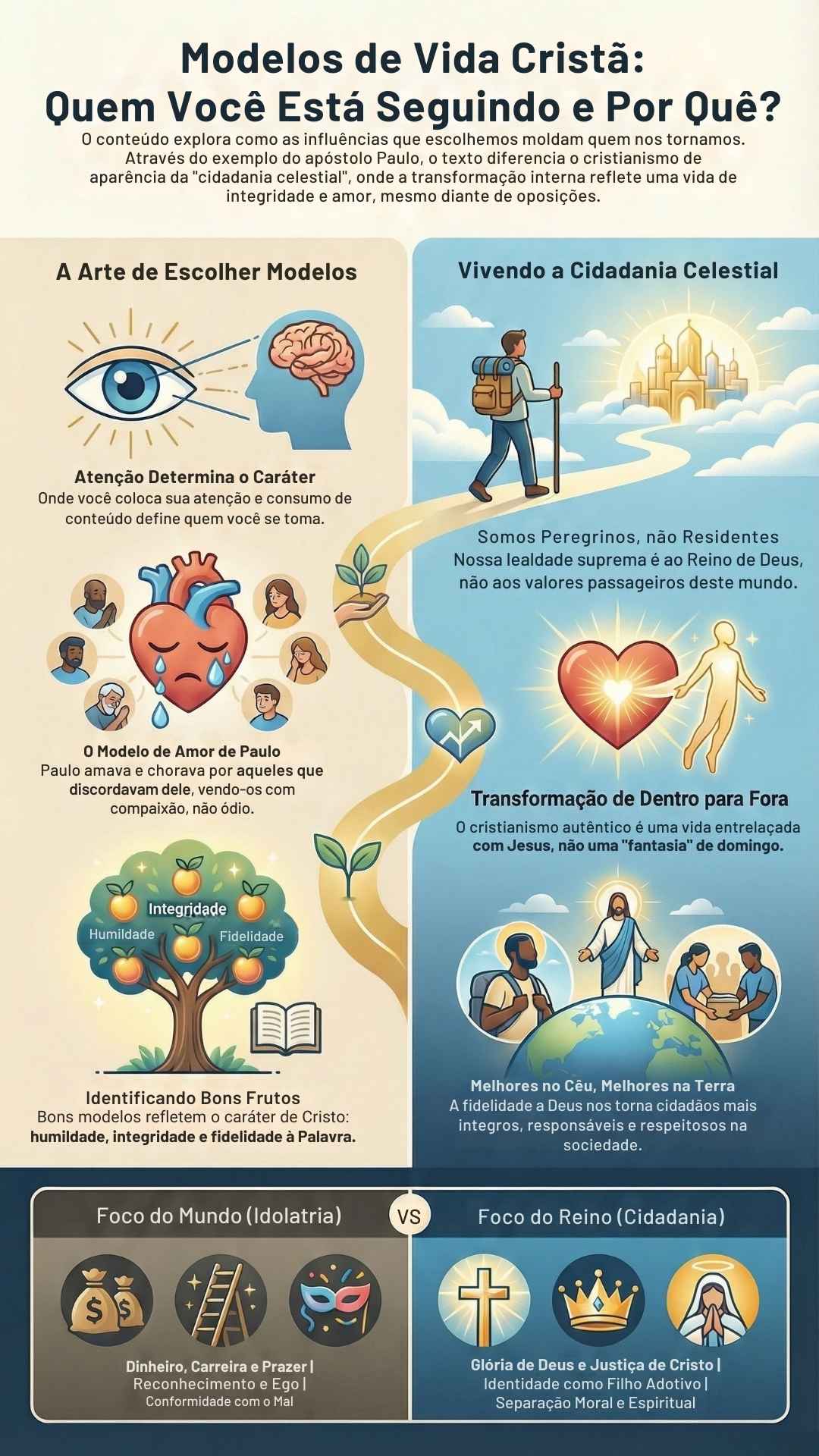 Modelos De Vida Cristã: Quem Você Está Seguindo E Por Quê? Modelos de Vida Cristã: Quem Você Está Seguindo e Por Quê?