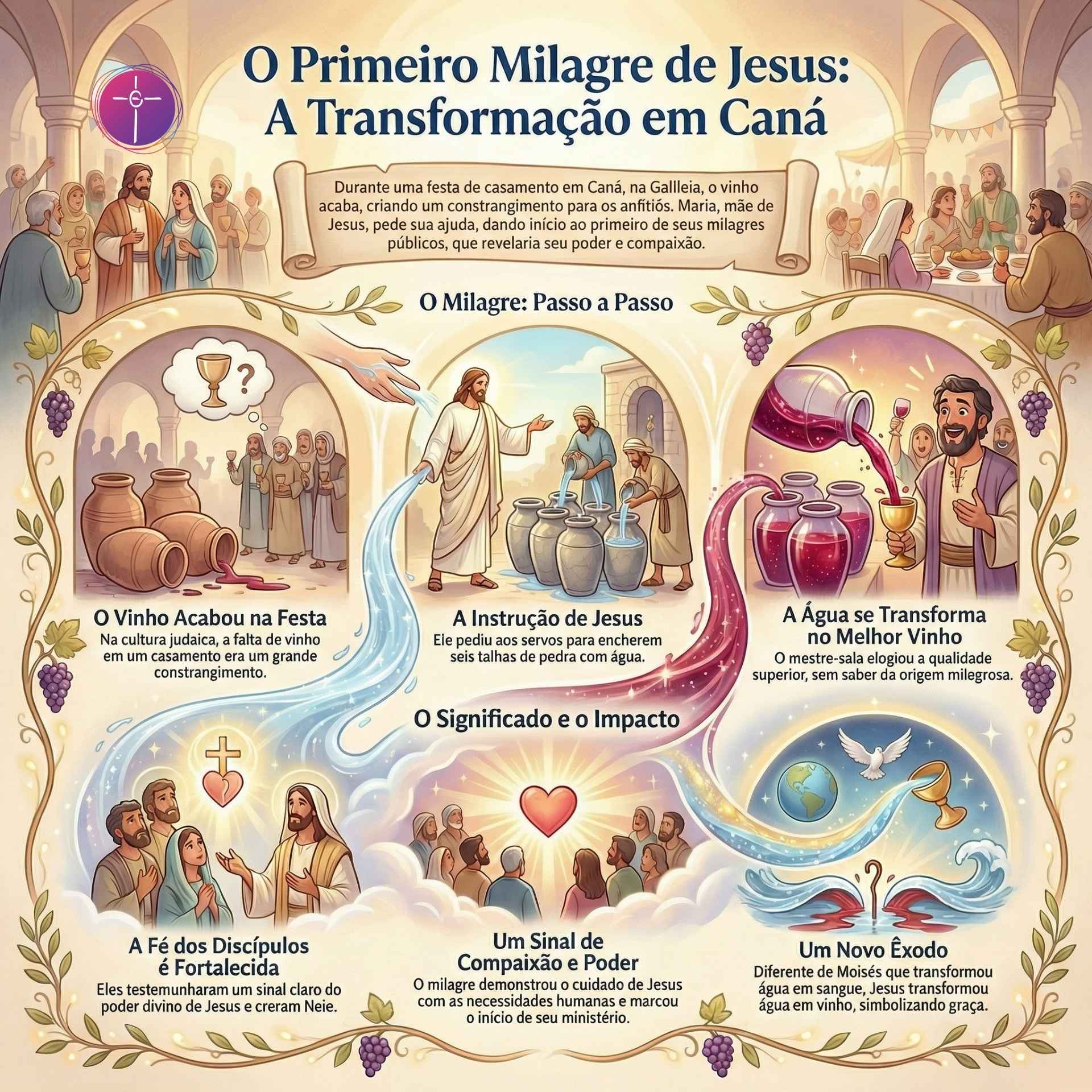 O 1º Milagre De Jesus: A Transformação Da Água Em Vinho A Importância do Vinho na Cultura Judaica